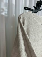 ensemble maille gris femme hijabi oversize fluide